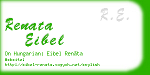 renata eibel business card